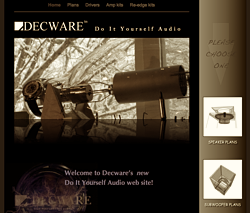 New Decware web site for DIY audio