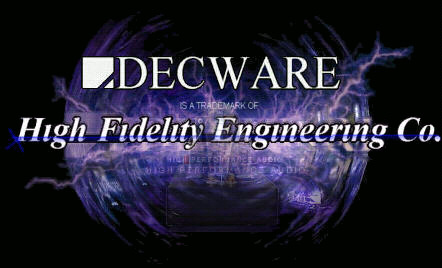 Welcome to DECWARE High Performance Audio